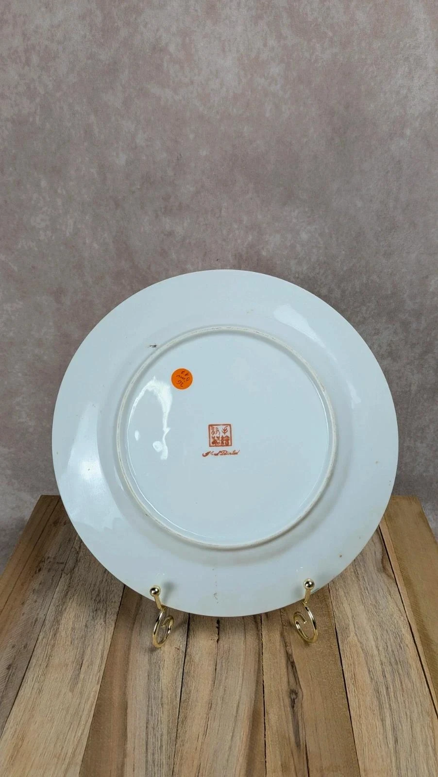 Grande assiette chinoise peinte à la main – photo 5